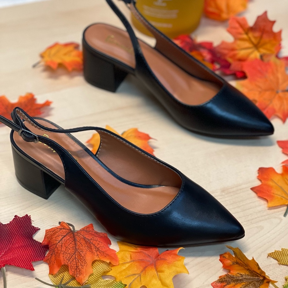Black block Pumps